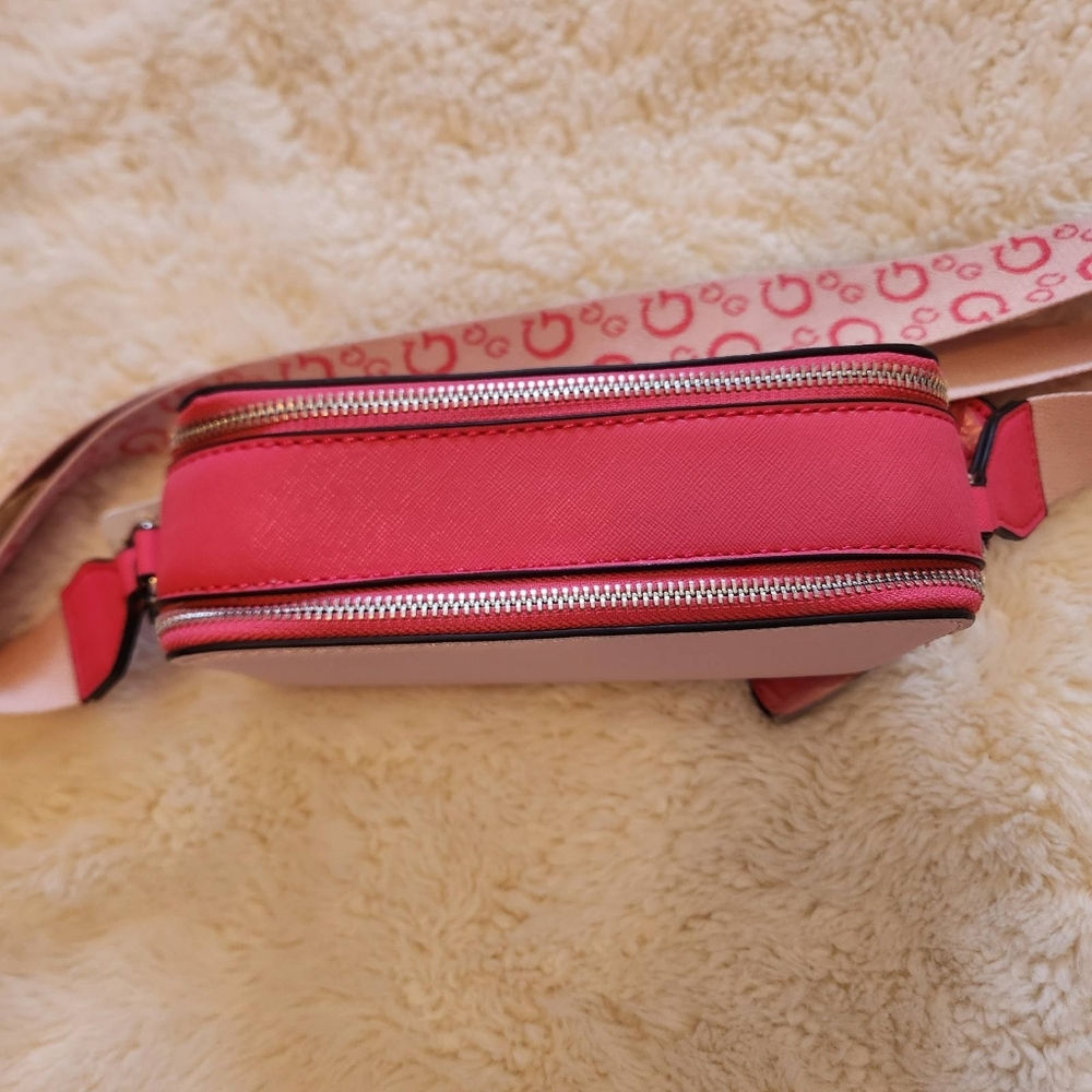 GUESS Charlestown Mini Crossbody Bag SF901970 Powder Pink NWT - Picture 8 of 11